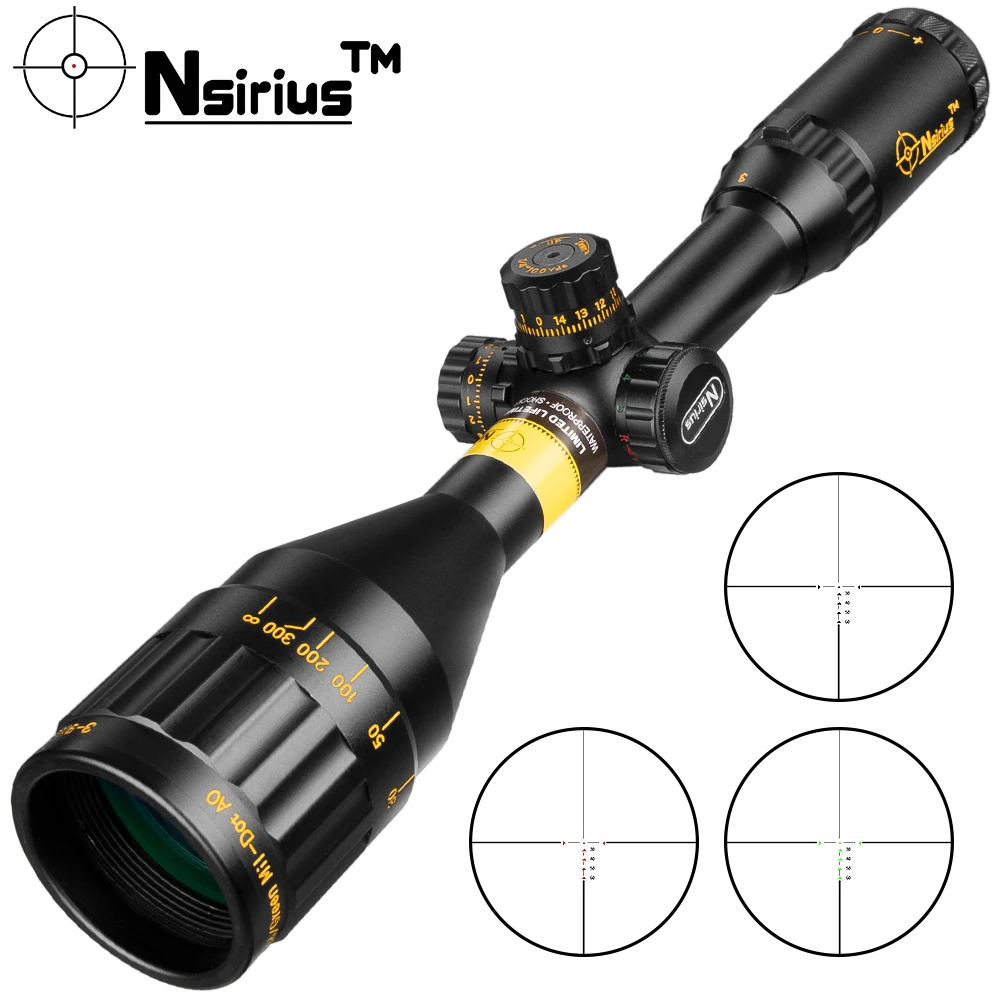 

Оптический прицел Nsirius 3-9X50 Aoe Goud, прицел для охотничьей винтовки с подсветкой