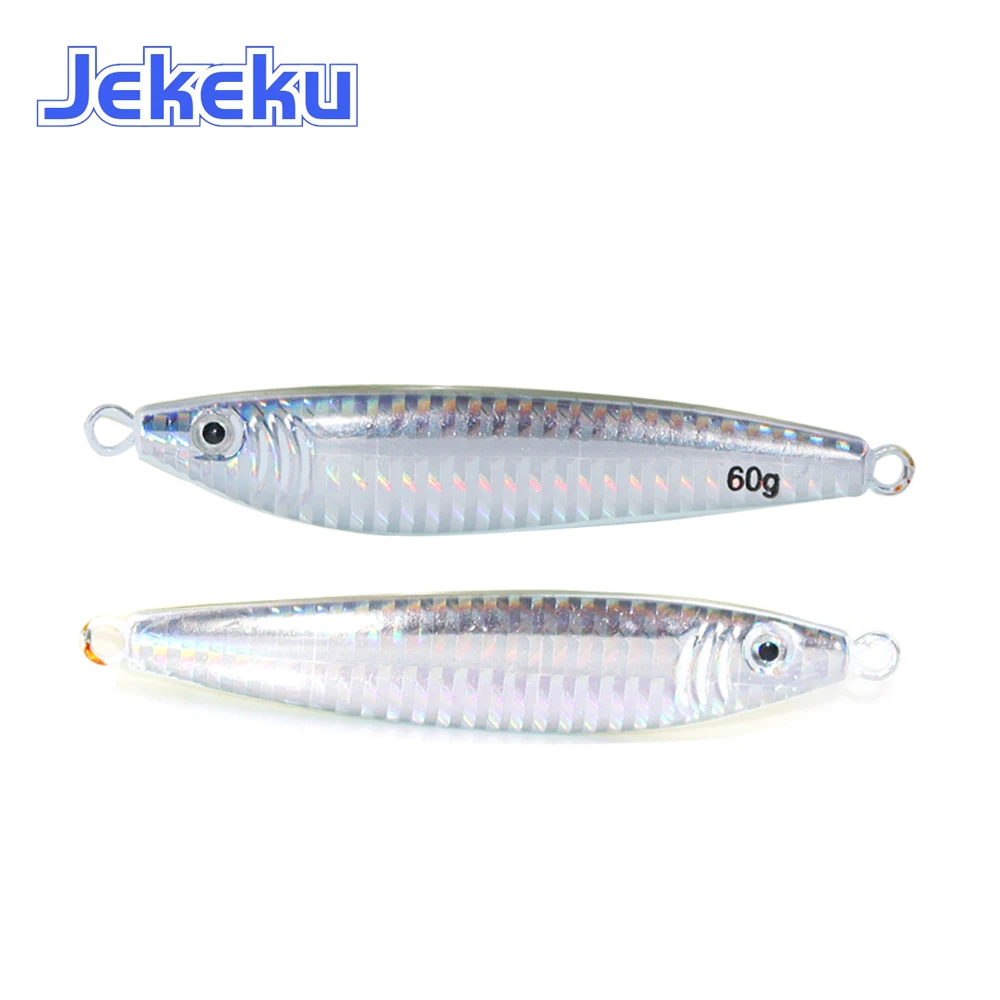 JEKEKU приманка для джиггинга 60 г 80 120 150 металлическая рыболовная соленой воды яркая