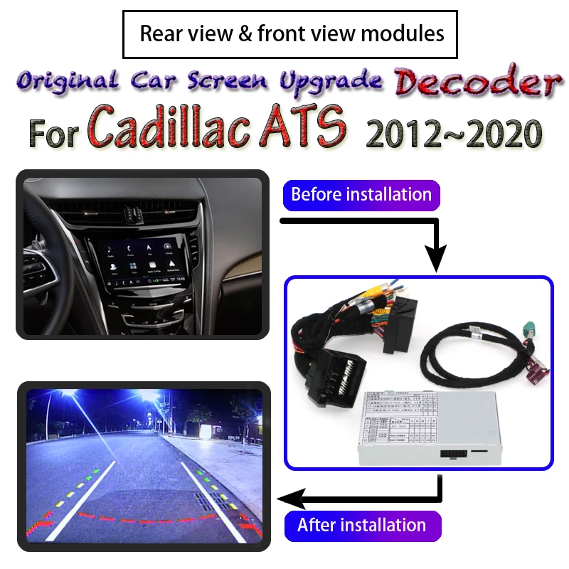 Камера заднего вида для Cadillac ATS XTS 2012 2020|Камеры авто| |