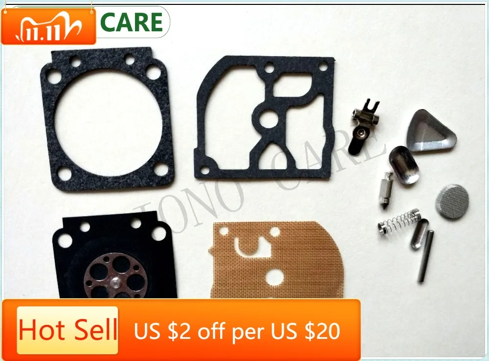 

10 Sets Zama Carburetor Repair Kit For STIHL MS 180 170 MS180 MS170 018 017 Chainsaw Replacement Parts RB-40