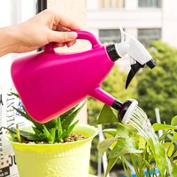 new multi function hand pressure sprayer bottle nozzle head manual air compression pump watering spray bottle 1l