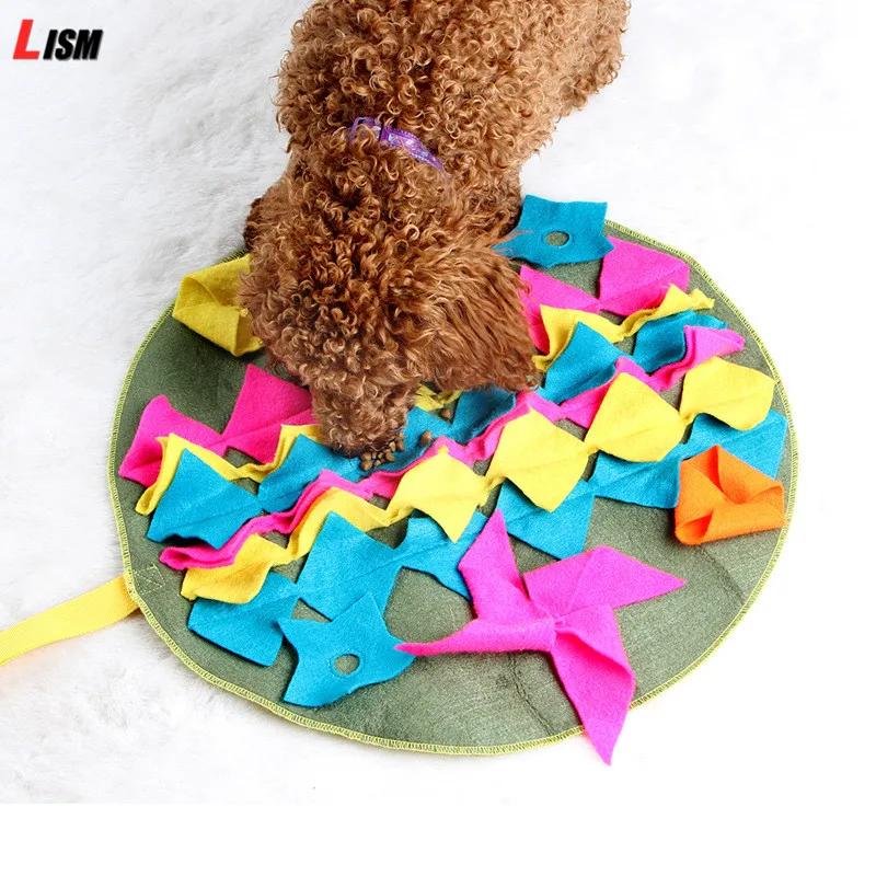 Коврик для собаки обнюхивания найти еду тренировочное одеяло игровые игрушки