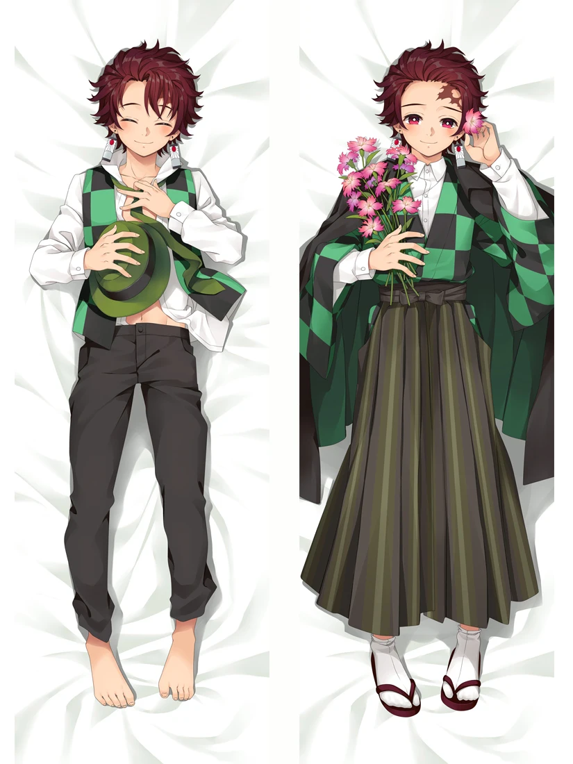 

Mxdfafa Anime Demon Slayer Kimetsu No Yaiba Dakimakura Cover Kamado Tanjirou Character Hugging Body Pillow Case Male Pillowcase