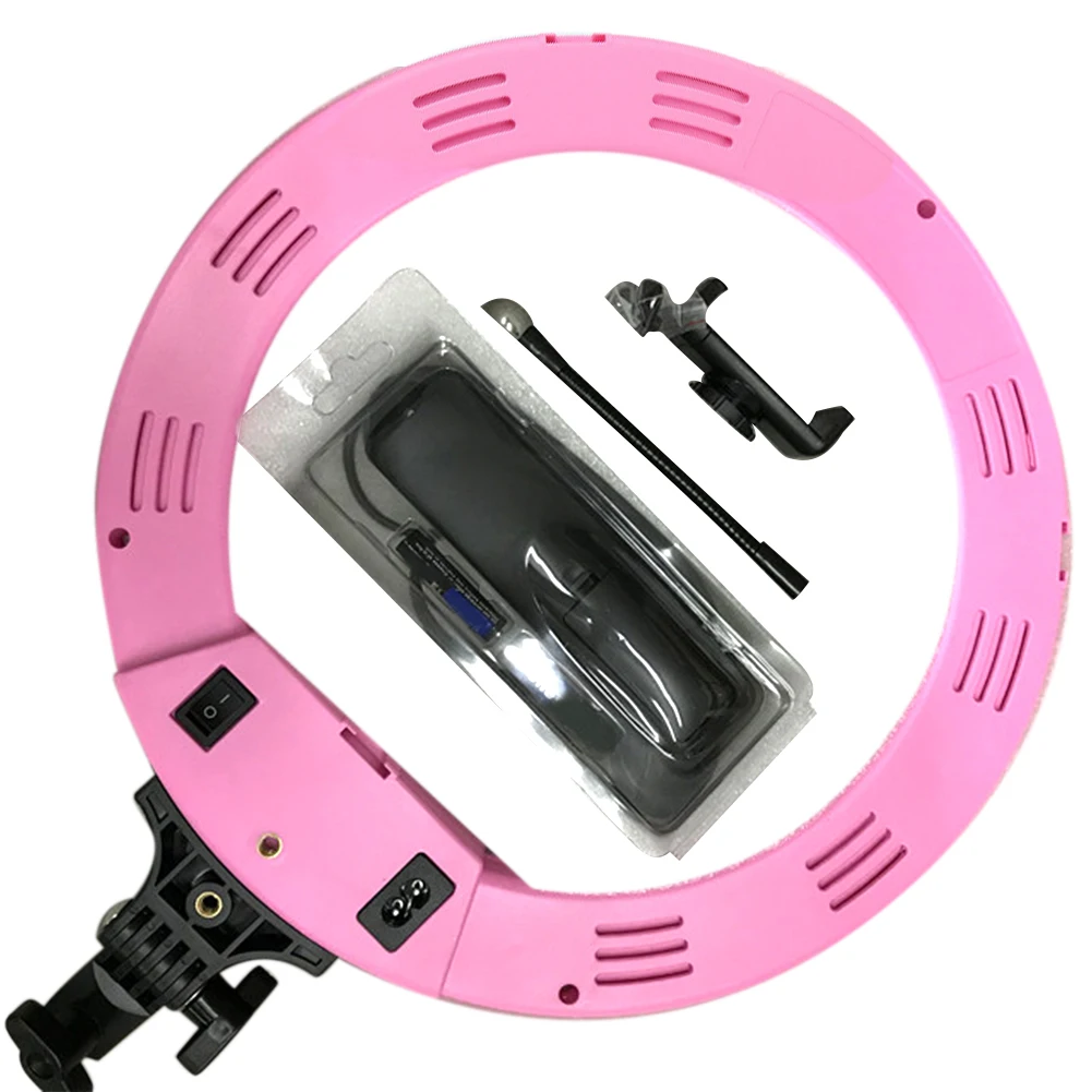 Камера лампа для селфи 220 штатив со светодиодами Регулируемая фотография