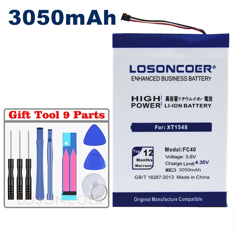 LOSONCOER 3050 мА/ч, FC40 Батарея для Motorola Moto G для Moto G3 XT1540 XT1541 XT1543 XT1548 XT1550 XT1557 xt1544+ Бесплатные инструменты
