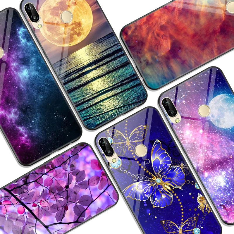 sFor Huawei P30 Lite Case P20 P 20 Pro Back Cover Protective Luxury For Funda P10 P9 Smart 2019 Silicone |