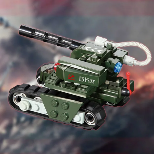 KAZI Вертолет Лодка Грузовик техника автомобиль Строительные блоки мини кирпичи