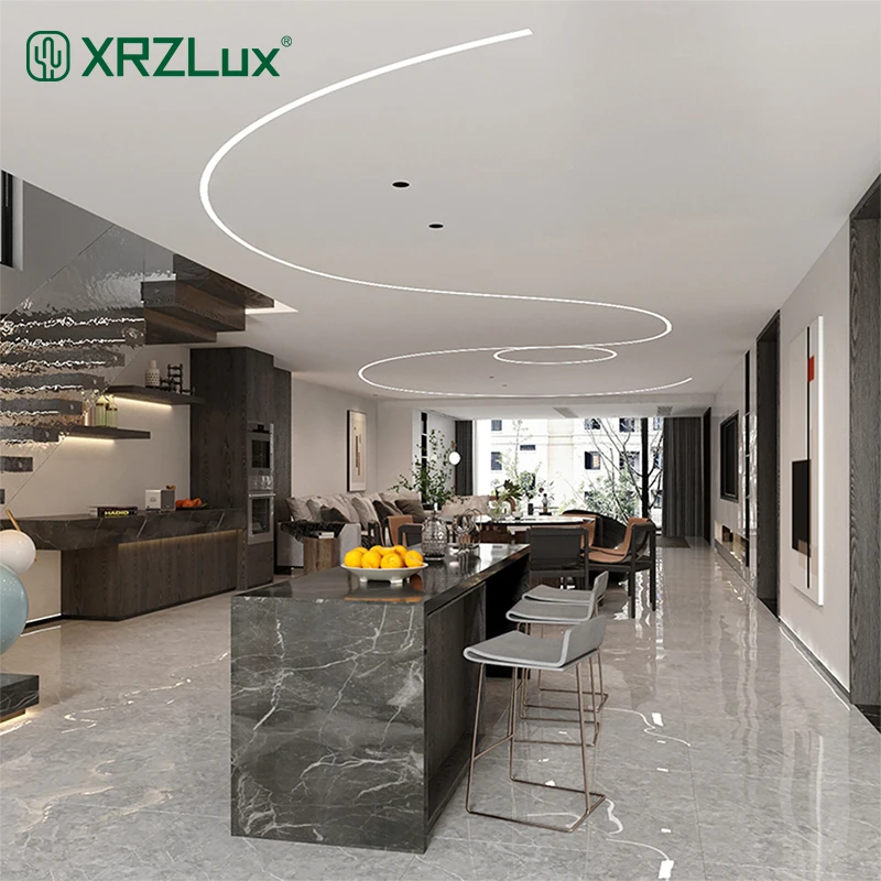 Светодиодная неоновая веревочная трубка XrzLux 2 м 14 вт/м, гибкая светильник вая лента из силикагеля, мягкая ламповая трубка IP67, водонепроницае...