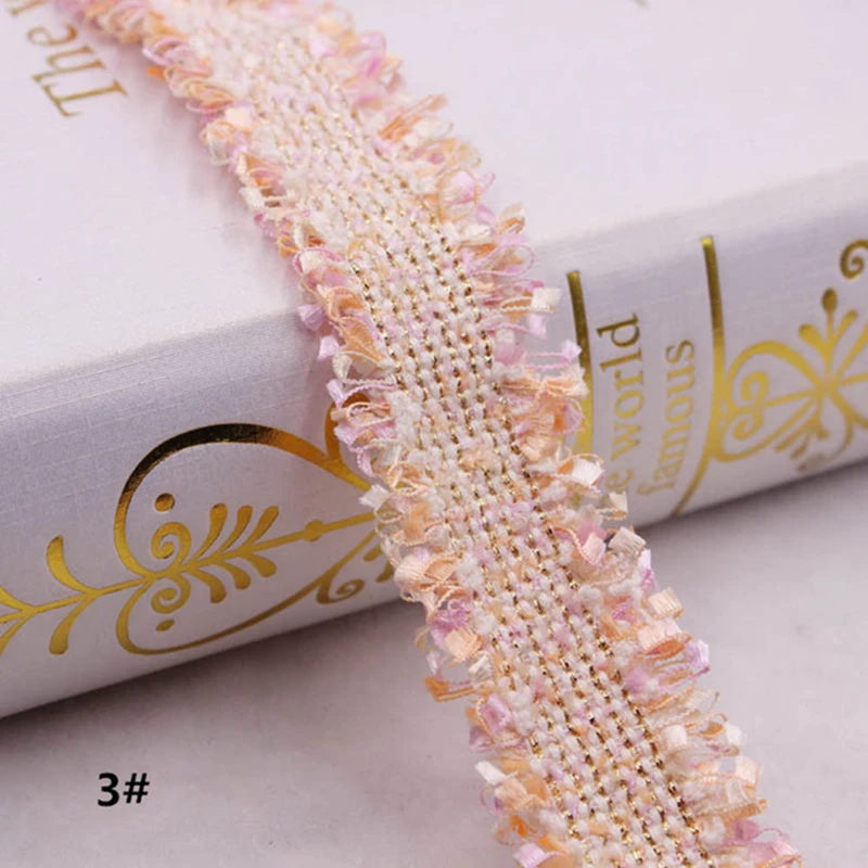 1 ярд 3 см винтажный герой нейлоновая вышитая кисточка кружевная лента отделка