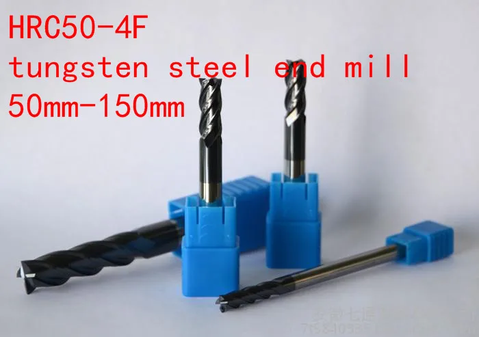 Концевая мельница HRC50-4F 10.0xD10x75L Вольфрамовая сталь фреза фрезерный станок с ЧПУ