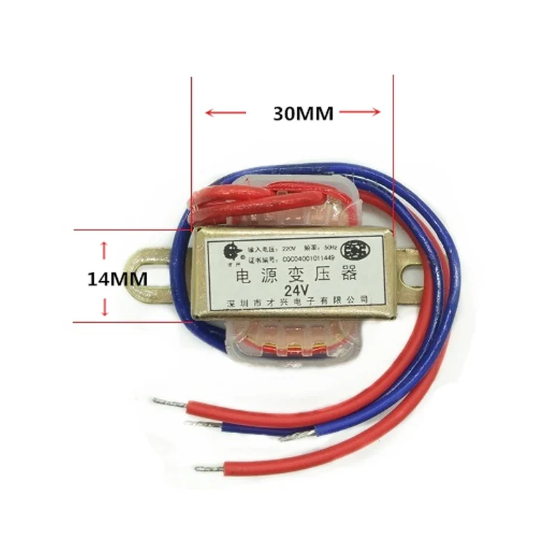 EI28 Power Transformer AC 6V 9V 12V 15V 18V 24V Output Voltage 1W Copper Core Input DB-1VA 220V Single/Dual | Строительство и