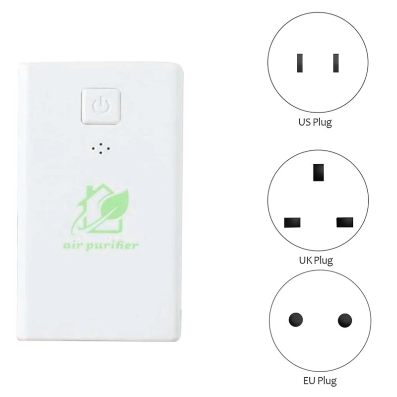 

Portable Negative Ion Air Purifier Odor Deodorizer Durable Remove Dust Smoke Removal Formaldehyde Mute Household