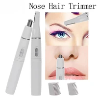 high quality new 2 in 1 electric nose ear trimmer shaving hair removalr for men women eyebrow shaver hairs razor