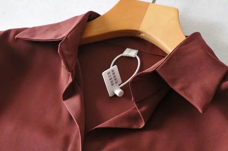 

Meriahzheng 2021 Spring for Office Lady Blusas Mujer De Moda 2020 Blouse Plus Size Clothes wine black white LXG