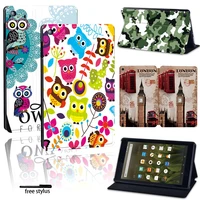 case for fire 7 579th genfire hd 8fire hd 10 alexa mandala protective foldable pu leather stand tablet cover stylus