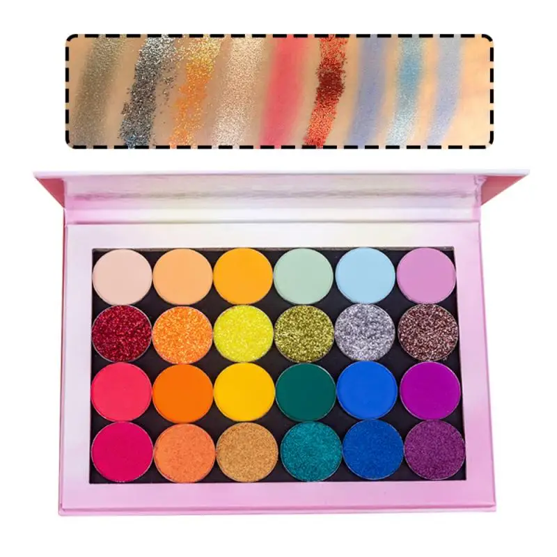 Палитра теней Yeshadow TSLM2 24 цвета блестящие матовые флуоресцентные пигменты земли