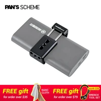 pans scheme battery power bank holder clamp portable dslr digital camera phone ssd universal camera cagemobile phone cage