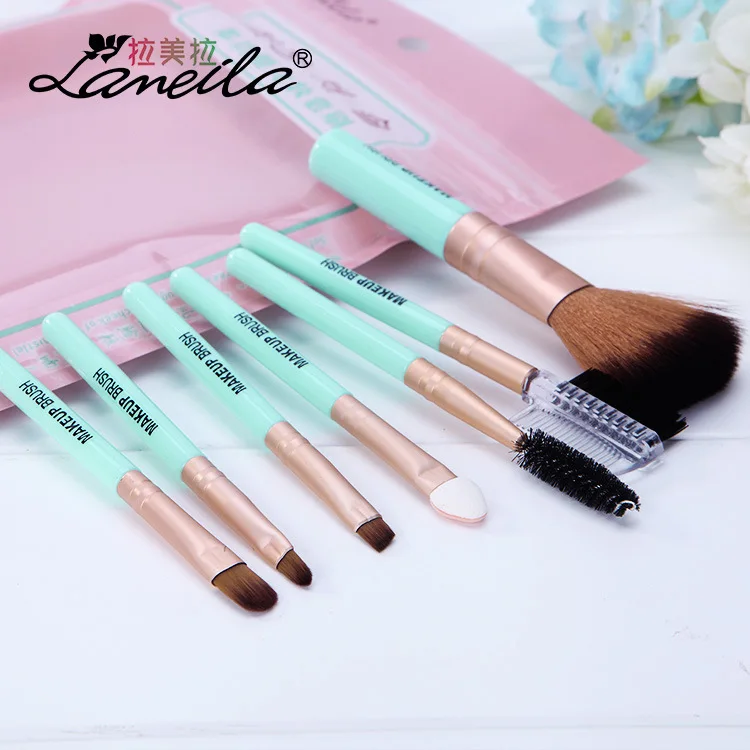 

Beauty Makeup Brush Set Tool Kit Makeup Supplies Plastic Short Rod 7 L0878