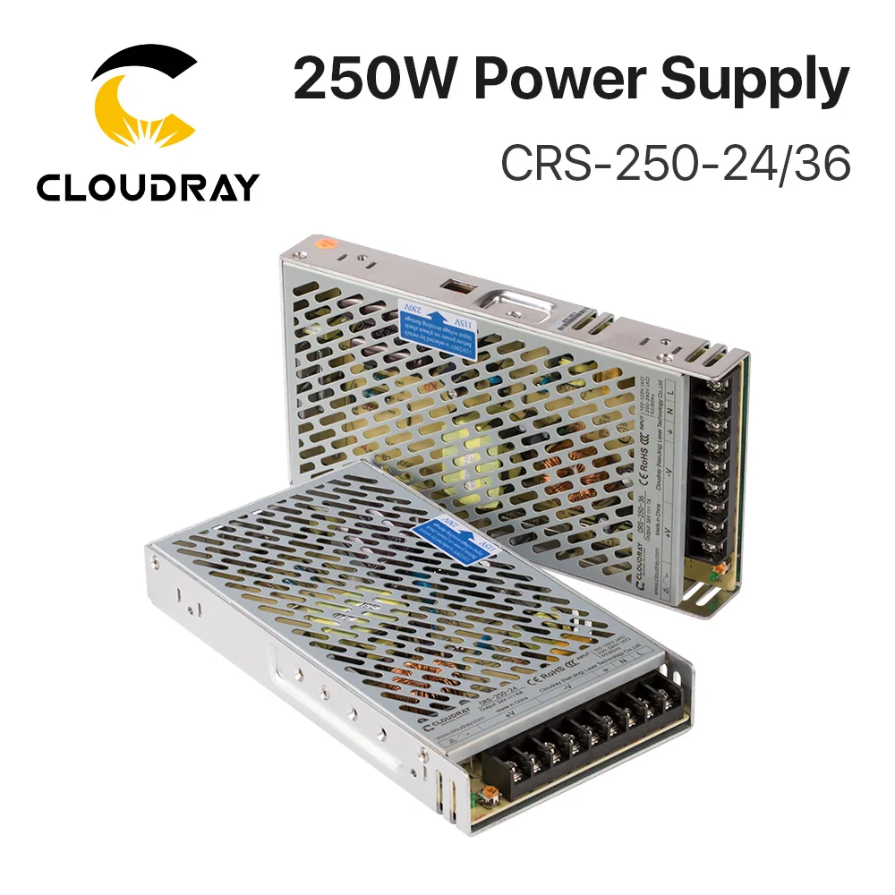 

Cloudray CRS-250-36 Switching Transfer Power Supply CRS-250-36 24VDC 6.5A Output for Industrial Automation 3D Printer