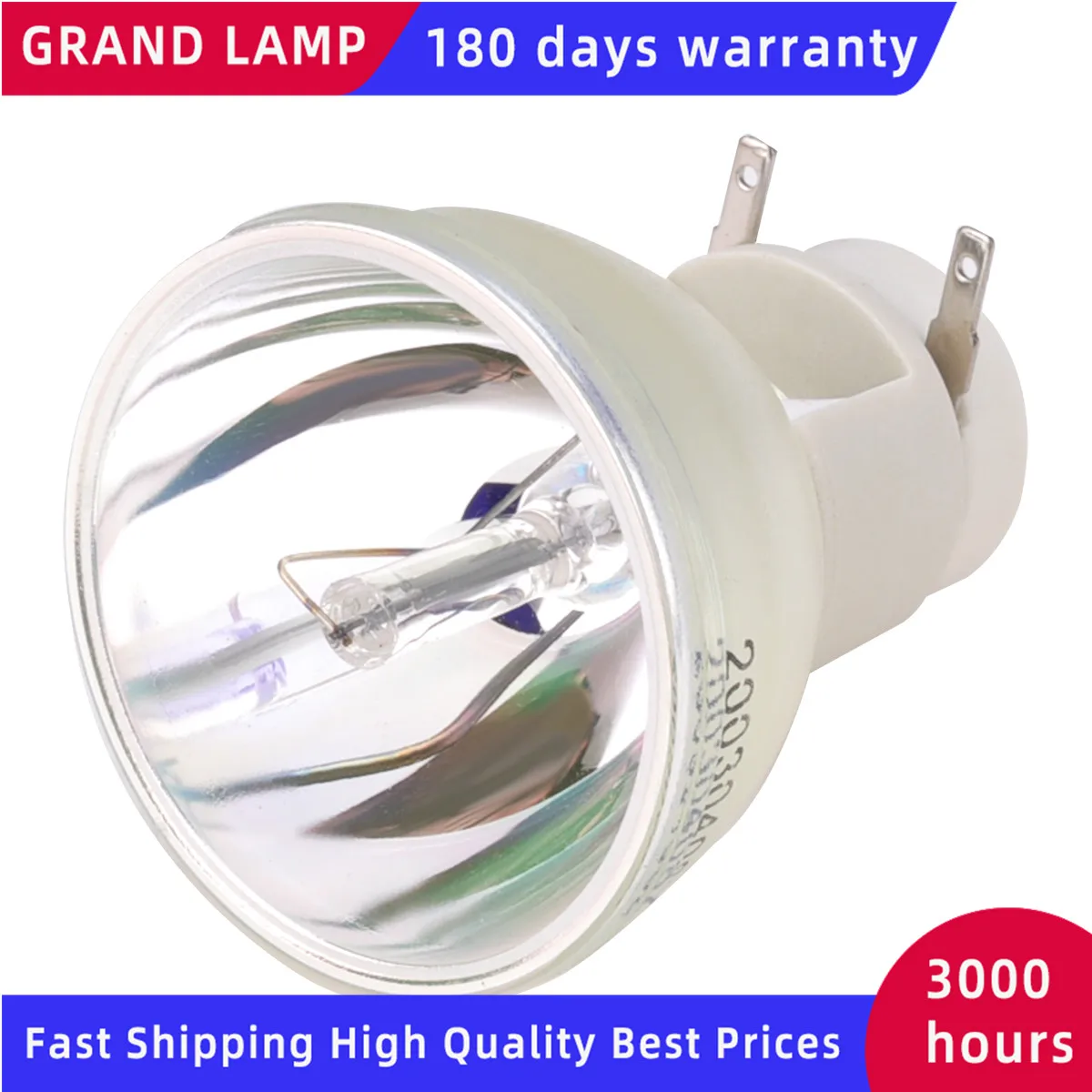 Высококачественная проекционная лампа с неизолированным цоколем для OPTOMA