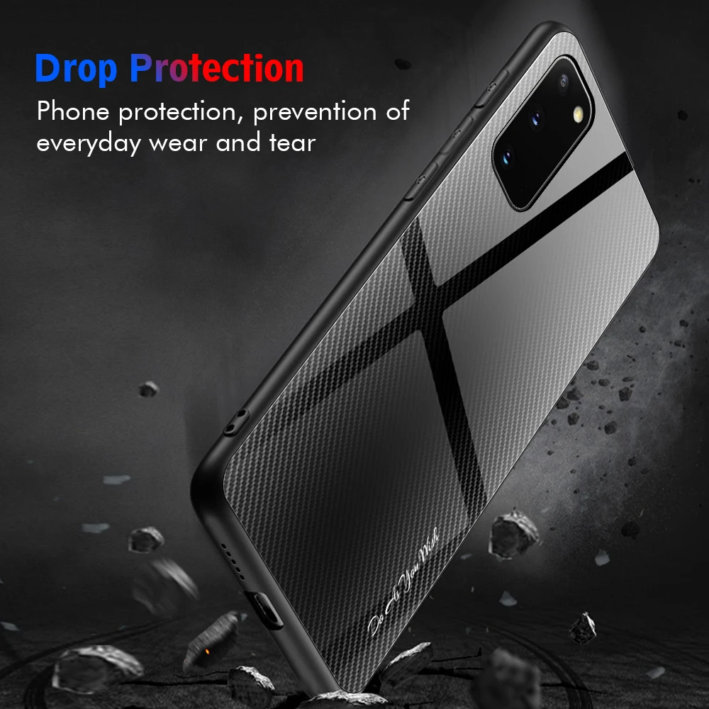 Чехол для Samsung Galaxy A51 A71 роскошный жесткий защитный чехол из закаленного стекла с