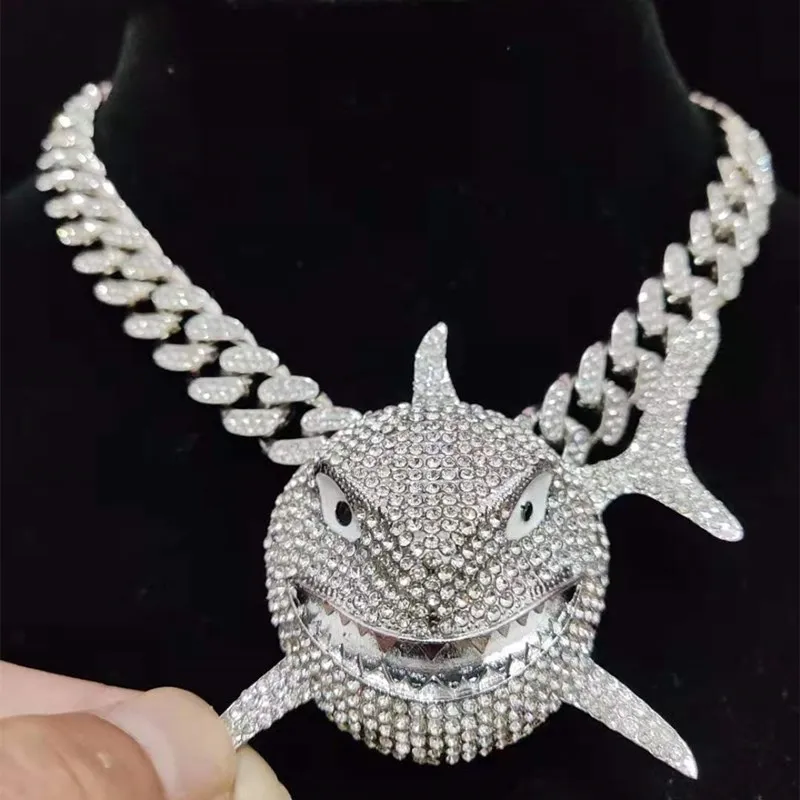 Ожерелье в стиле хип-хоп с изображением звезды 6IX и 9 дюймов | Украшения аксессуары