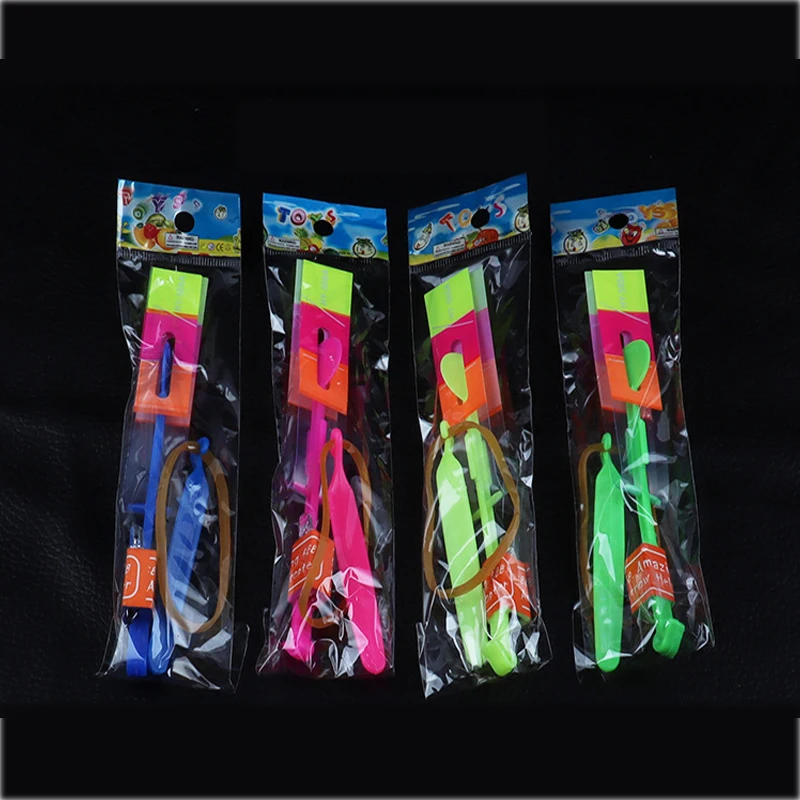 24PCS Party Articles Slingshot Flying Arrow LED UFO Bamboo Dragonfly Hot Sale Luminous Fairy Toy Festival Accessories | Дом и сад