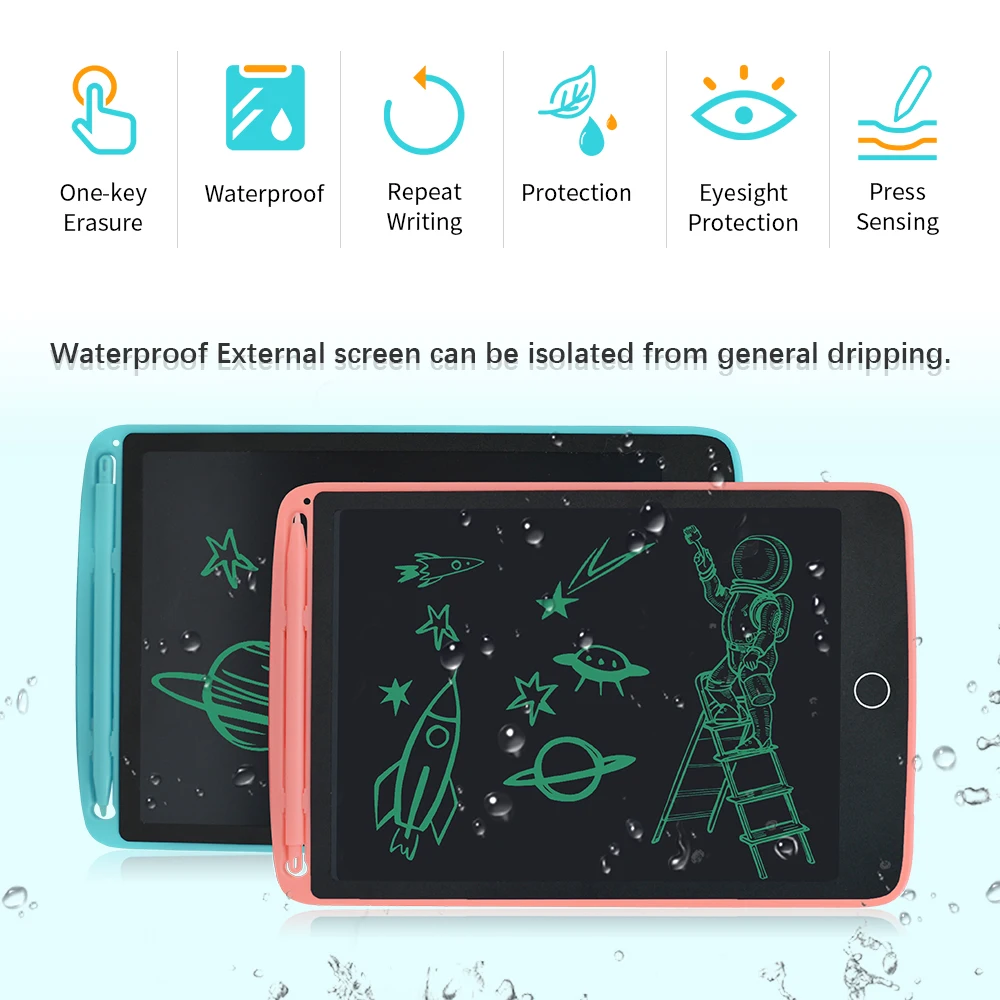 

8.5 Inch LCD Drawing Tablet writing Pad Eyes Protection Ink-free And Dust-free Creative Child Tablet Notes With Upgraded Pen.