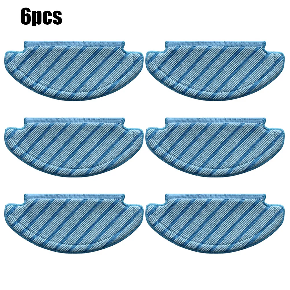 

6 Pack Microfiber Mop Cloth For Ecovacs Deebot N8, N8 Pro, N8 Pro Plus Strong Water Absorption Reusable Ecovacs Fitment