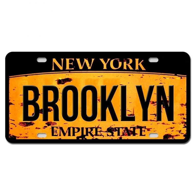 

Car Stickers Decor Motorcycle Decals New York BROOKLYN TEXT Vinyl Decorative Accessories Waterproof PVC,13cmx6.3cm