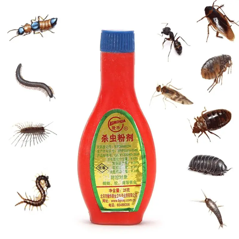 Insecticide Pest Control Powder Aphids Flying Scale Insects Whitefly Leafhopper Cockroach Killer Repellent Killing Bait X4YD | Дом и сад