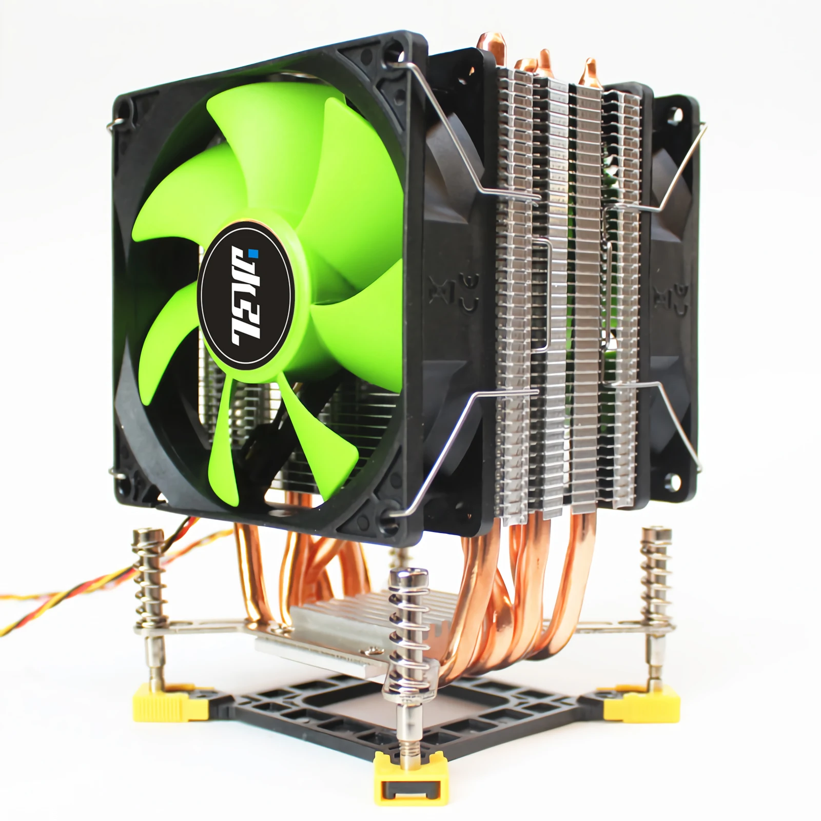 

Вентилятор для охлаждения процессора со светодиодной rgb-подсветкой, тепловая трубка 90 мм для Intel LGA 1150, 1151, 1155, 1156, 1356, 1366, материнская плата для...