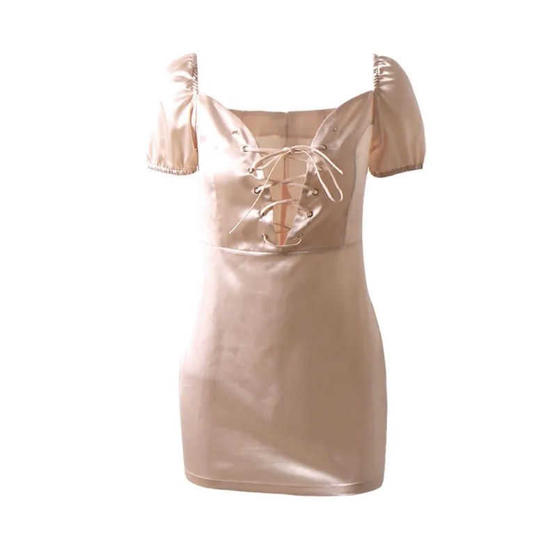 Женские летние сексуальные обтягивающие платья с открытой спиной открытыми