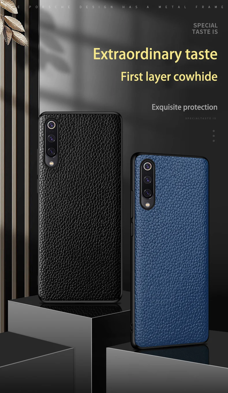 Чехол для телефона для Xiao mi Red mi Примечание 7 5 6 8 Pro 6A 7A mi 9T 8 se A1 A2 A3 Lite чехол mi x 2S 3 S Max 3 Y3 Poco F1 Litchi текстурный чехол
