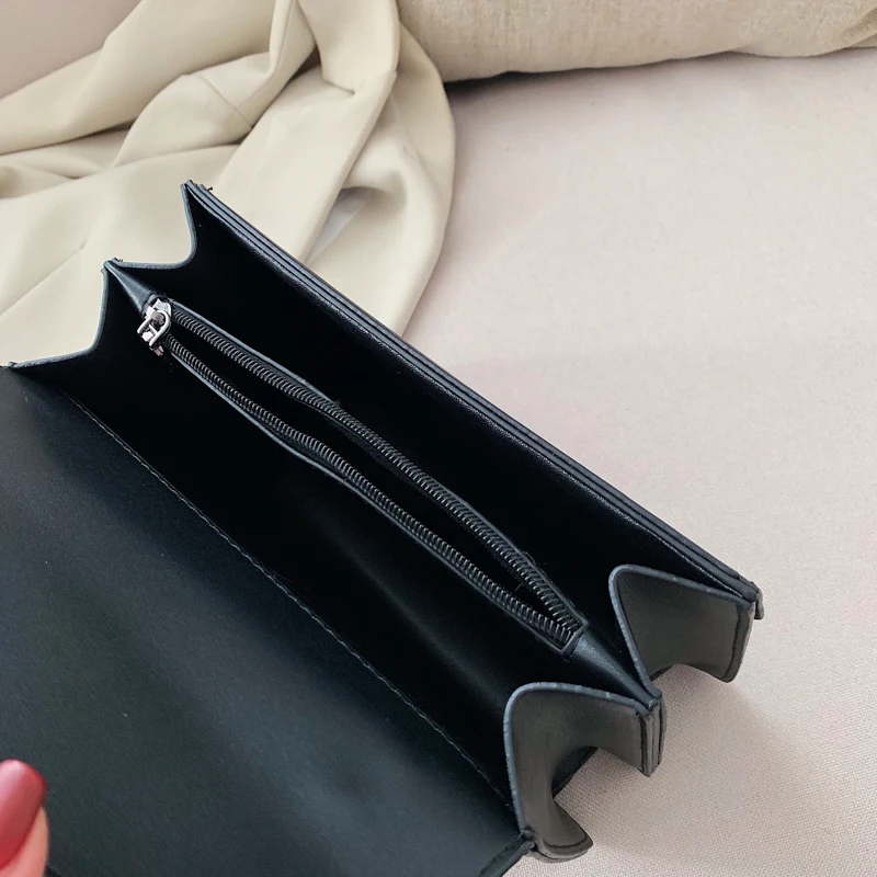 

Crossbody Bags For Women Leather Handbags Ladies Messager Shoulder Bags Chain Zipper Closed Fashion Designer Sac A Main