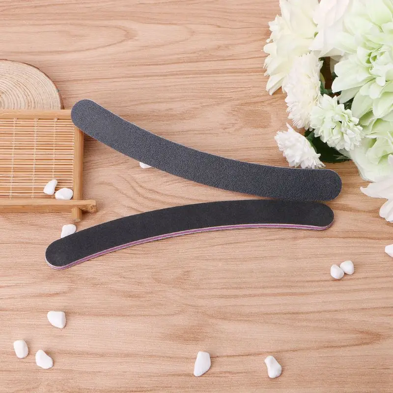 Шлифовальные пилки для ногтей Полировочный буфер 100/180 Типсы маникюра и педикюра