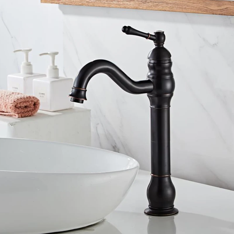 Смеситель для раковины Azeta AT7506BN кран из матовой никелевой латуни однорычажный