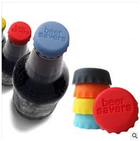 6pcsbag creative home candy color silica gel fresh keeping wine bottle cover red wine beer cover 6 colors reusable