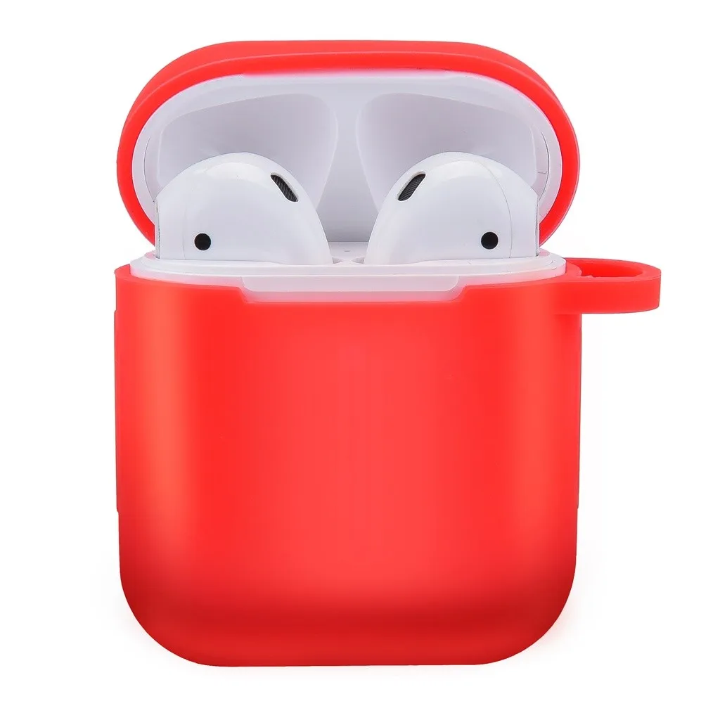 HIPERDEAL беспроводные наушники-вкладыши, стерео наушники для Airpods 2 и 1 зарядный чехол, силиконовый чехол и брелок с помпоном