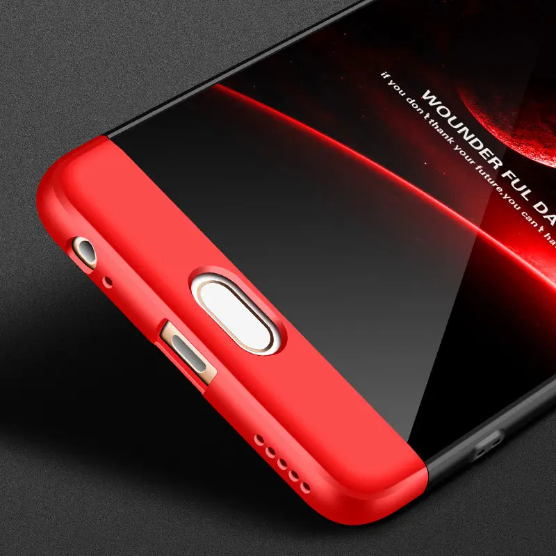 Meizu M6 Note M721H чехол M6S цветной 360 Защита полное покрытие жесткий для M3 M5 M621H M712h +