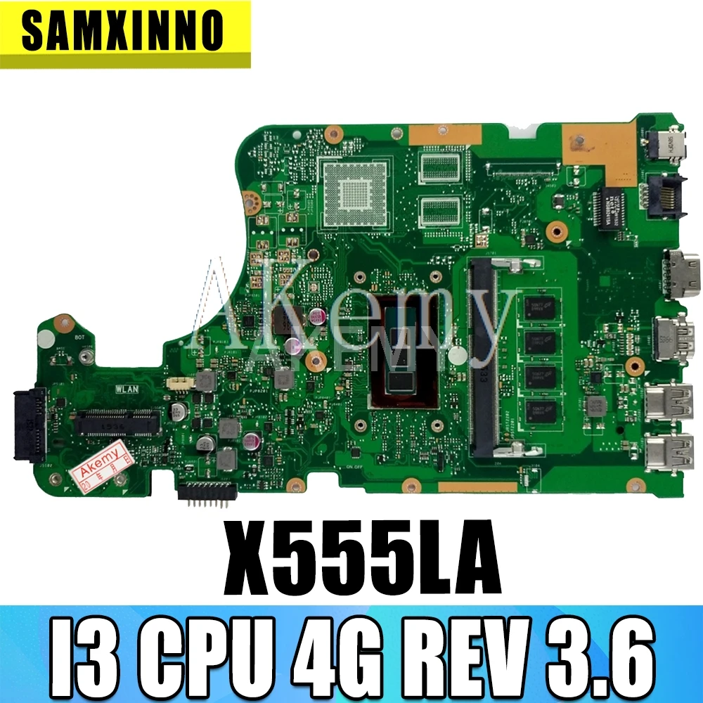 X555LA материнская плата i3 4 Гб REV3.6 для For Asus X555LD X555LP X555L F555L K555L ноутбука