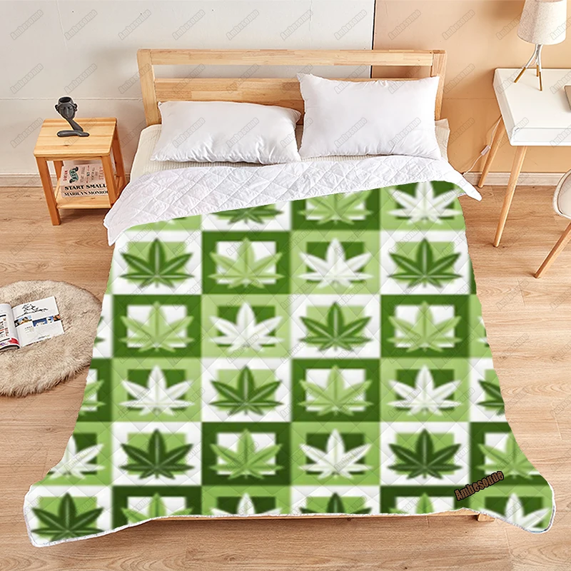 Летнее стеганое одеяло с принтом по требованию детское и взрослое покрывала для