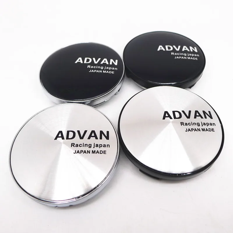 4pcs 59mm 53mm For Advan Racing Wheel Center Hub Cap Styling Cover 56mm Emblem Badge Rim Stickers Accessories