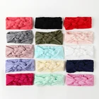 Детская зимняя нейлоновая Широкая мягкая резинка для волос защита для ушей ветрозащитная Спортивная широкая повязка на голову для младенцев