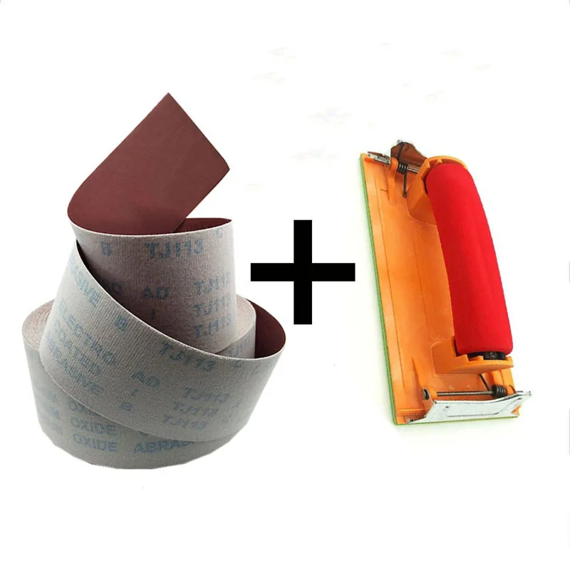 Наждачная бумага для наждачной бумаги 1 метр 60 800 рулон и ручная рамка Dremel