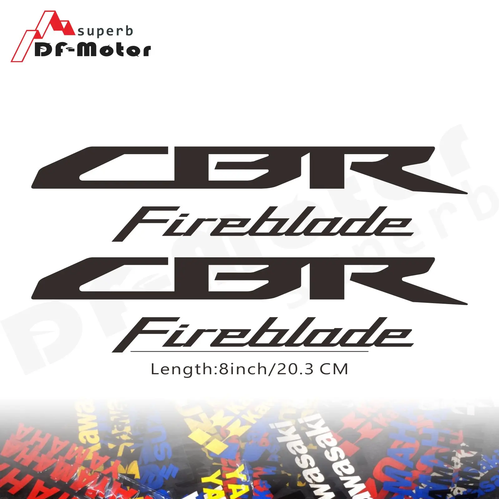 8 дюймовый со светоотражающими Стикеры наклейка для автомобилей и мотоциклов