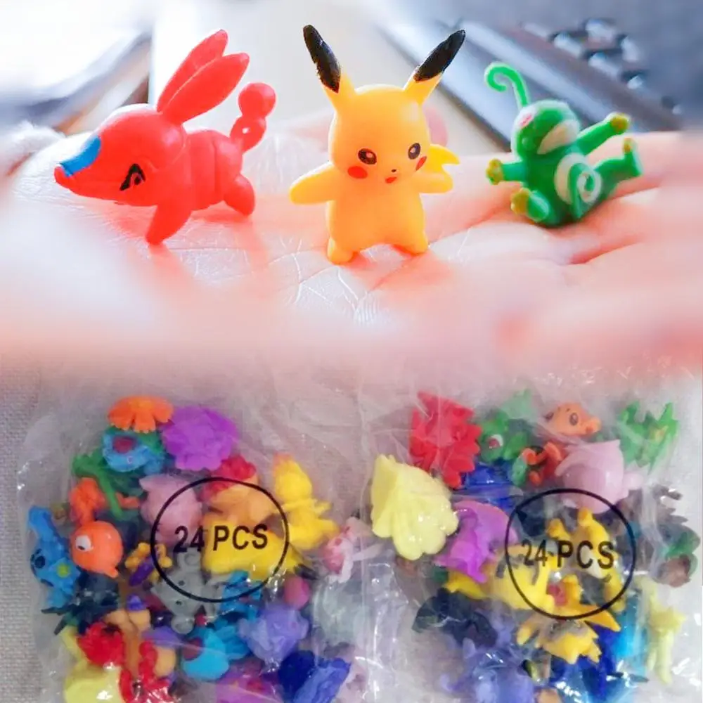 Экшн-кукла Покемон 2-3 см мини-модель Пикачу венузавр Коллекционные Подарочные