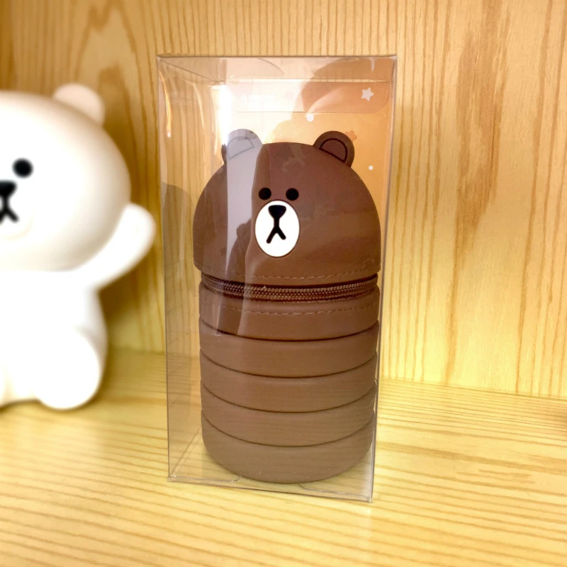 Милый телескопический держатель для макияжа ручка сумка канцелярские