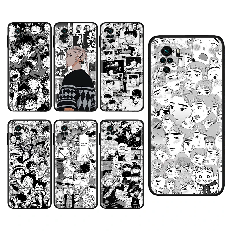 

Hot Japan Popular Anime For Xiaomi Redmi Note 5A 5 6 7 8T 8 9T 9S 9 10 10S 11 Prime Pro Max Plus Capa Black Phone Case