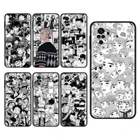 hot japan popular anime for xiaomi redmi note 5a 5 6 7 8t 8 9t 9s 9 10 10s 11 prime pro max plus capa black phone case